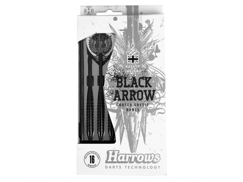 Šipky Harrows Black Arrow soft 18g
