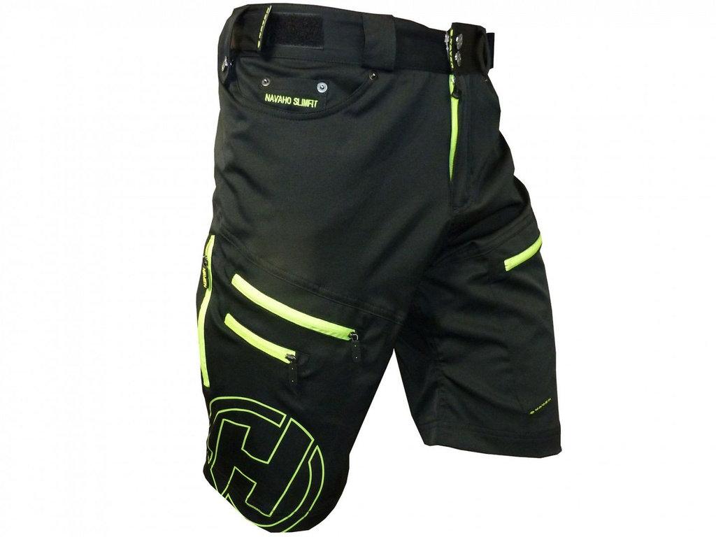 Pánské cyklo kraťasy Haven Navaho Slimfit blackgreen 1