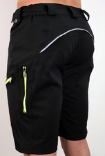 Pánské cyklo kraťasy Haven Navaho Slimfit blackgreen 4