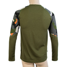 SENSOR MERINO IMPRESS pánské triko dl.rukáv safari-camo 2