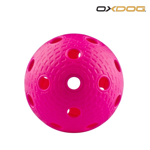 Florbalový míček Oxdog Rotor pink