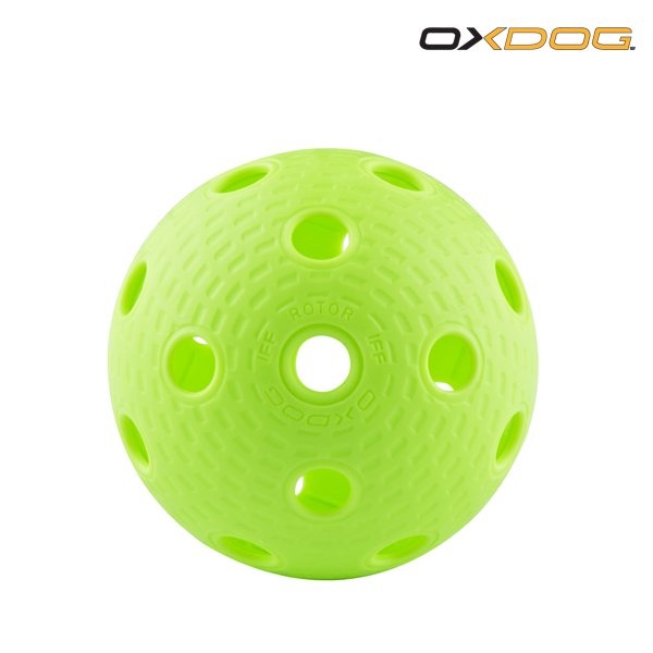 Florbalový míček Oxdog Rotor green