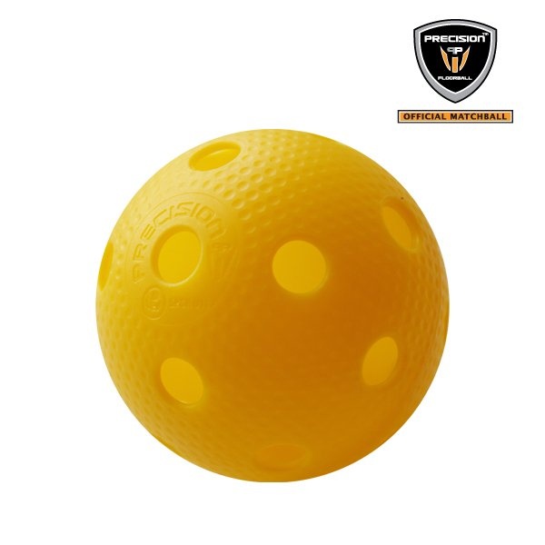 Florbalový míček Precision Pro League yellow