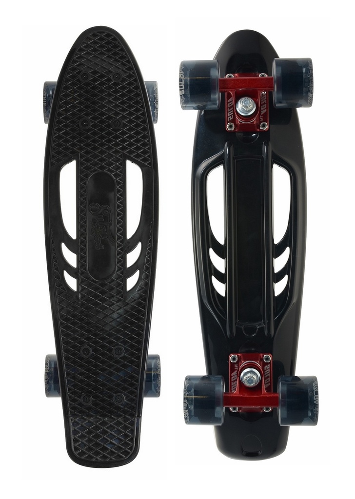 SULOV Pennyboard 'Burn' – Kunststoff-Skateboard Mit ABEC-7 Lagern, 85A Rädern, Tragkraft 100 Kg