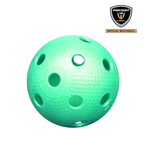 Florbalový míček Precision Pro League sea green