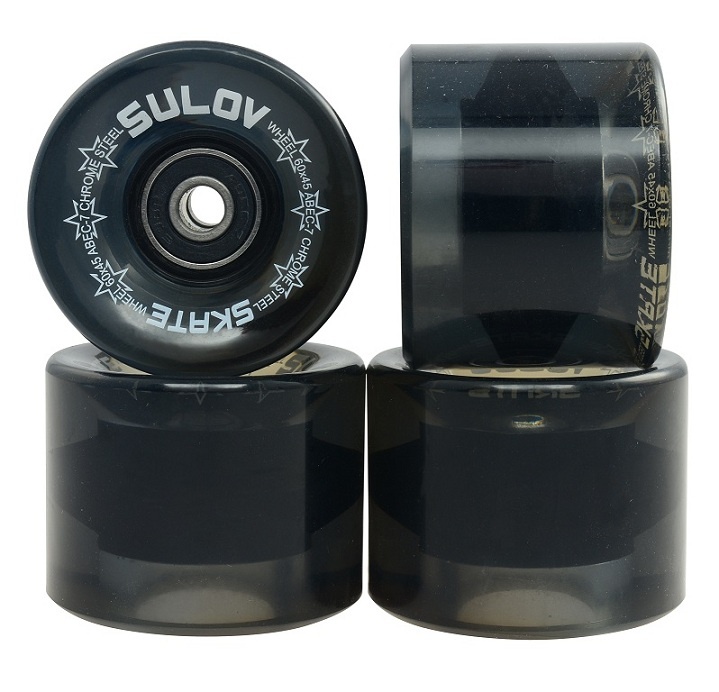 kolečka na pennyboard black transparent