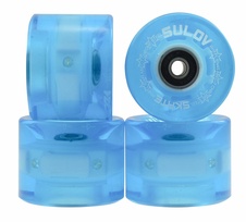 kolečka na pennyboard blue transparent