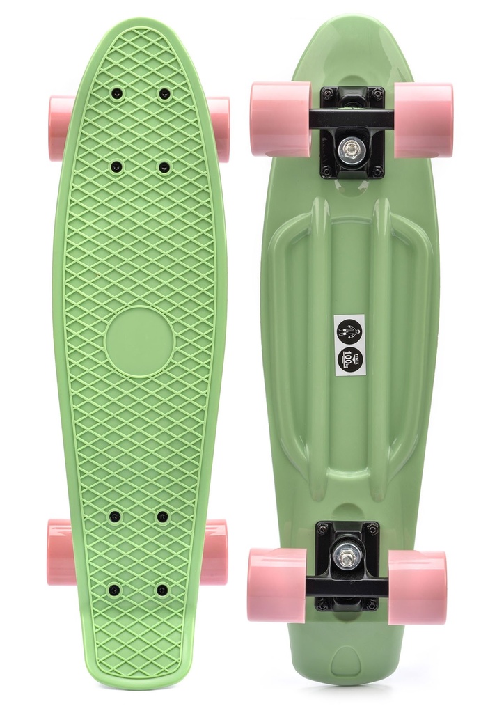 pennyboard Meteor green pink 2