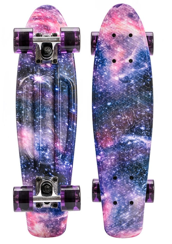 penny board meteor galaxy f