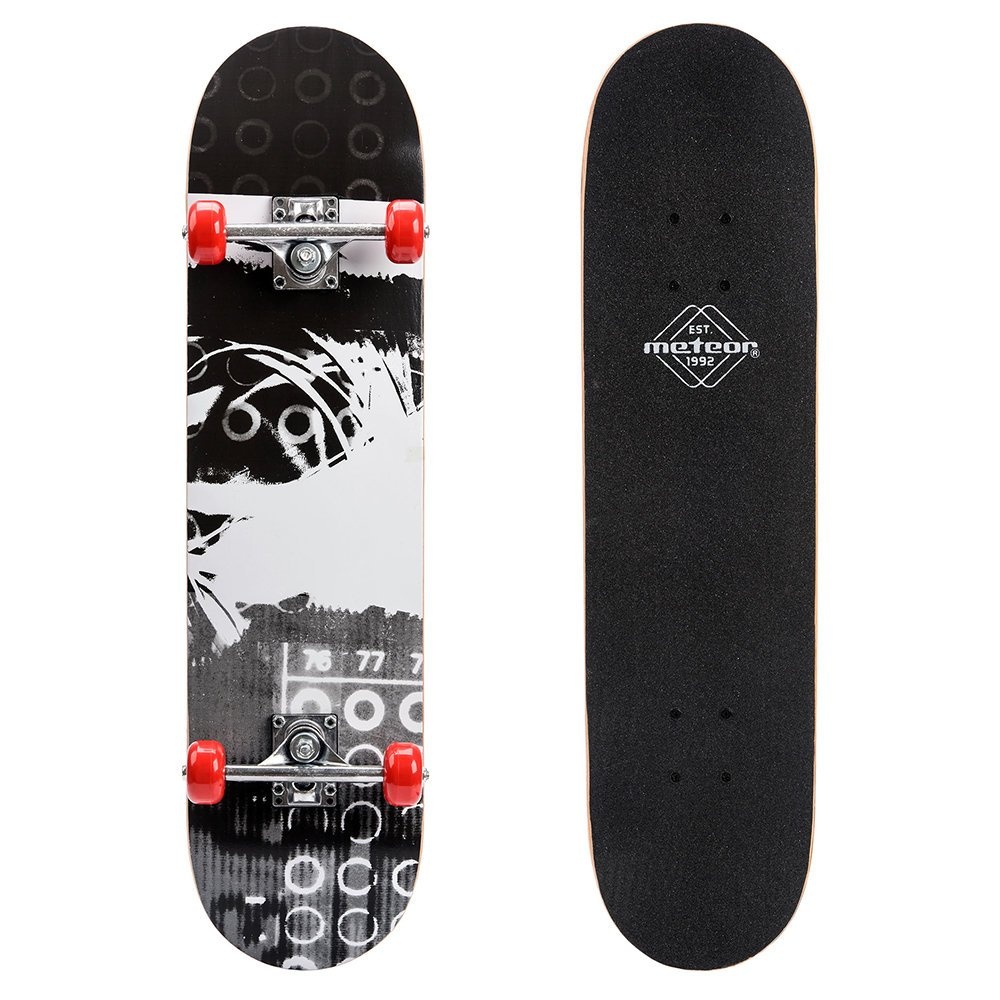 SKATEBOARD METEOR WOODEN BLACK