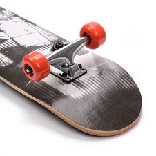 SKATEBOARD METEOR WOODEN black grey 2