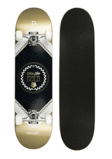 Skateboard Playlife Heavy Metal Gold 31x8 F