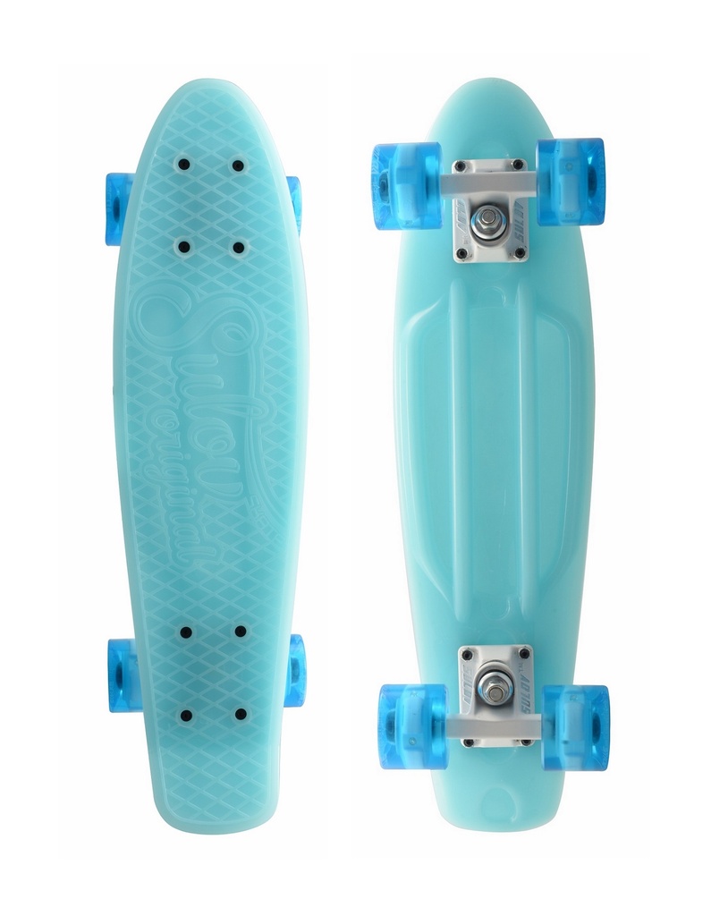 svítící pennyboard Sulov Burn Rider blue f