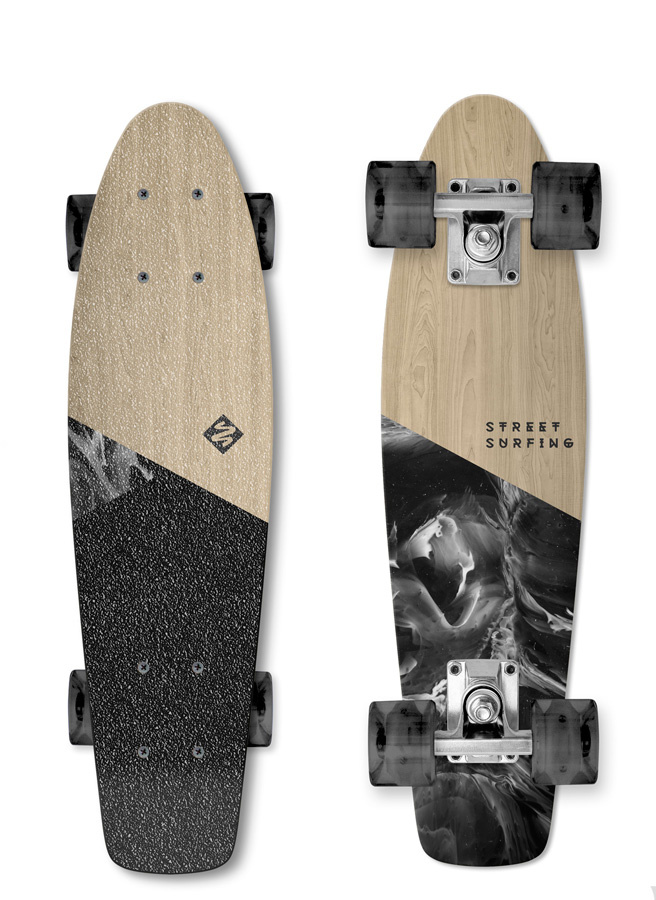 Cruiser Street Surfing BEACH BOARD WOOD Dimension