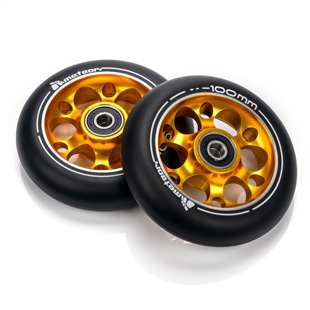 Kolečka-METEOR-100-mm-black-gold