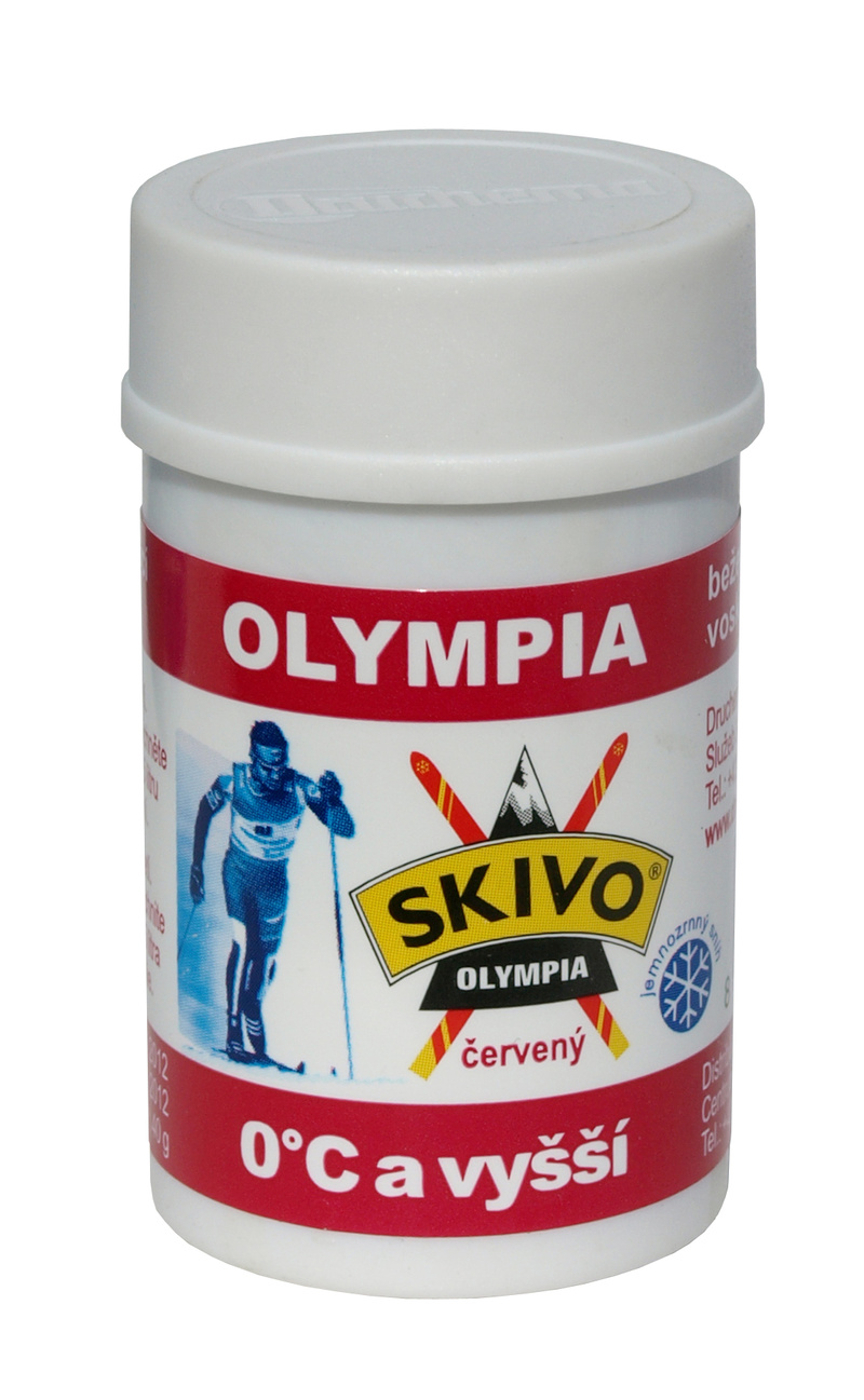 Běžecký vosk Skivo Olympia červený