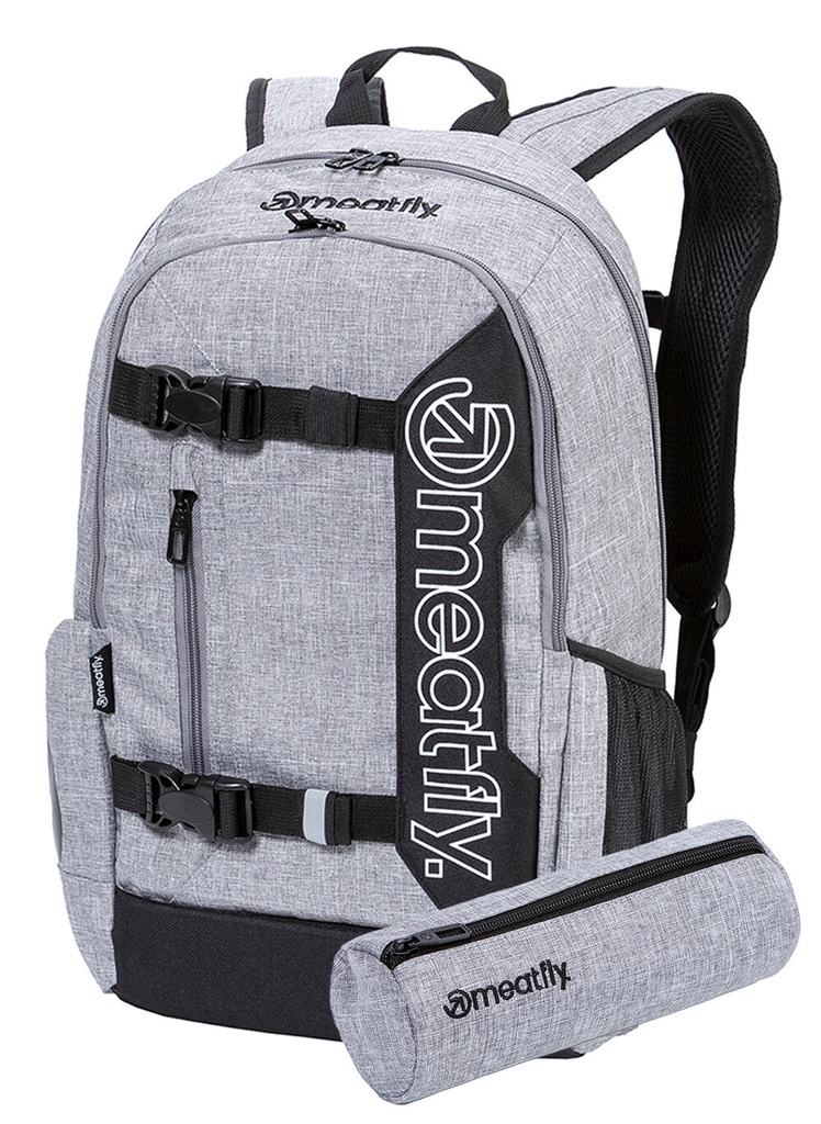 Batoh Meatfly Basejumper, Grey Heather, 22 L + PENÁL ZDARMA