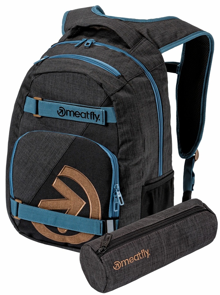 Batoh Meatfly Exile, Charcoal Heather Black, 24 L + PENÁL ZDARMA