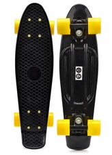 Penny skate board Meteor Fishboard Black Yellow